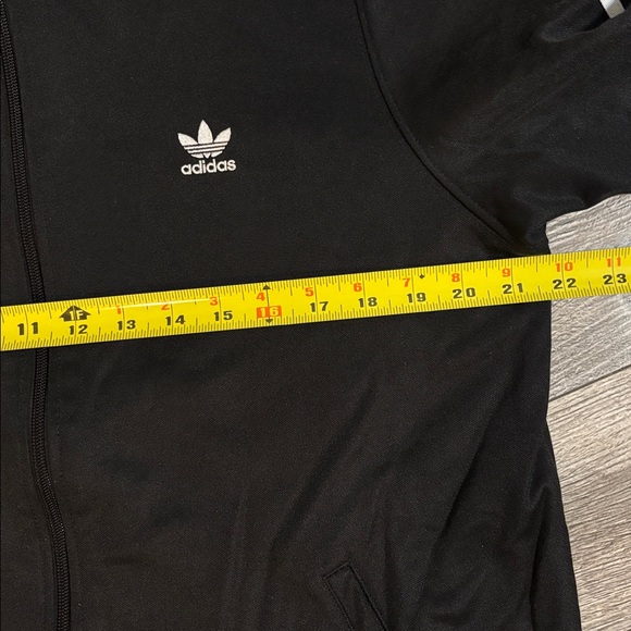 Adidas Women’s Full Zip Track Jacket Large Black double zip - Picture 11 of 12